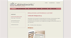 Desktop Screenshot of cabinetworks.de