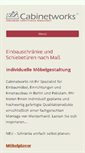 Mobile Screenshot of cabinetworks.de